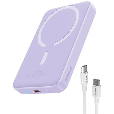 Kép 3/10 - Baseus Magnetic Mini Air 10000mAh PowerBank Purple