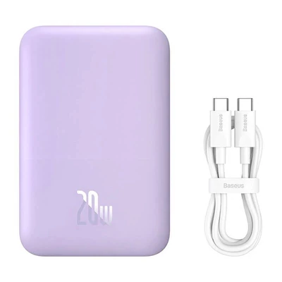Kép 7/8 - Baseus Magnetic Mini Air 6000mAh PowerBank Purple