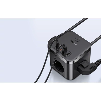 Kép 3/4 - Baseus PowerCombo 65W Black