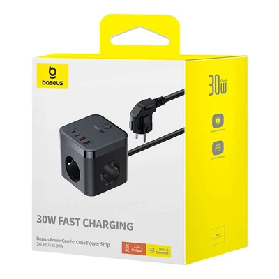 Kép 4/4 - Baseus PowerCombo 65W Black