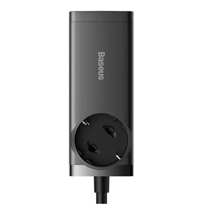 Kép 2/5 - Baseus Powerstrip 100W Elosztó 1DIN Black