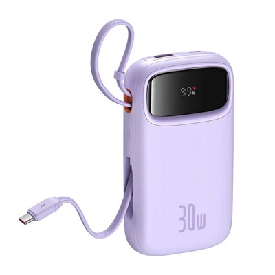 Kép 2/6 - Baseus Qpow 2 20000mAh PowerBank Purple