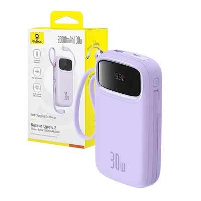 Kép 6/6 - Baseus Qpow 2 20000mAh PowerBank Purple