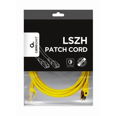 Kép 2/2 - Gembird CAT6A S-FTP Patch Cable 3m sárga
