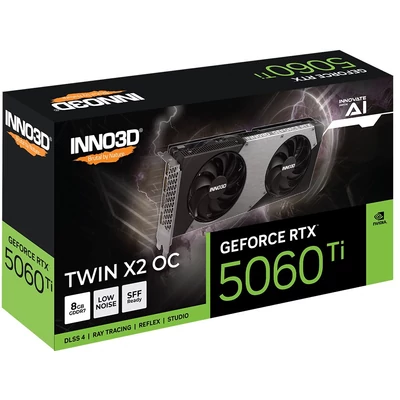 Kép 3/3 - Inno3D GeForce RTX5060 Ti 8GB DDR7 Twin X2 OC