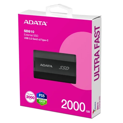 Kép 6/6 - A-Data 2TB USB3.2 Type-C SD810 fekete