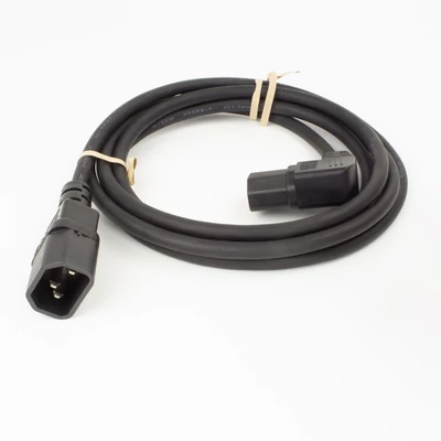 Kép 3/8 - ACT Powercord C14 - C15 (angled right) 1,2m Black