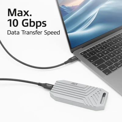 Kép 4/6 - ACT USB-C to USB-C cable 0,5m Black