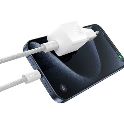 Kép 5/7 - Baseus USB-C GaN5 mini 30W mains charger White