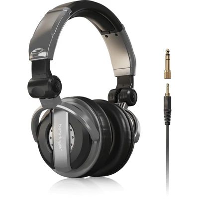 Behringer BDJ 1000 High-Quality Professional DJ Headphones Black/Grey