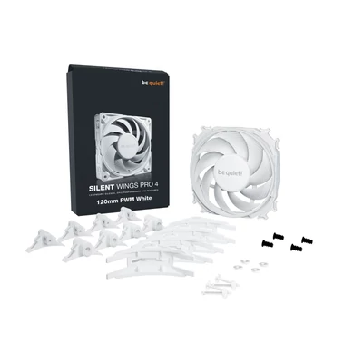 Kép 5/5 - Be quiet! Silent Wings 4 PRO 120mm PWM White
