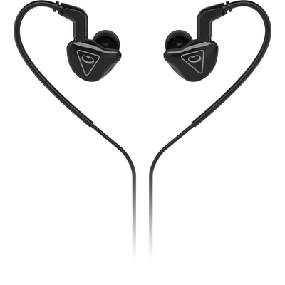 Behringer MO240 Studio Monitoring Earphones with Dual Hybrid Drivers Black