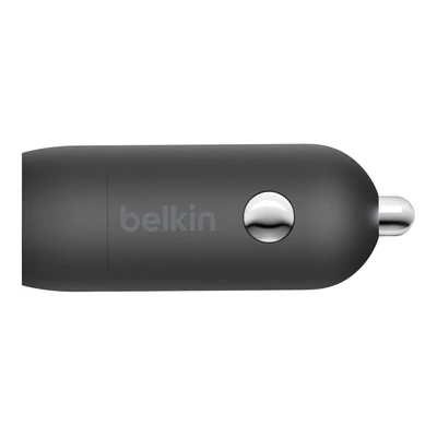 Kép 3/4 - Belkin BoostCharge 30W USB-C Car Charger + USB-C to USB-C cable 1m Black