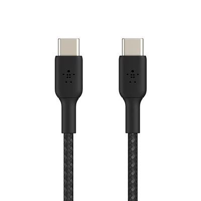 Kép 3/5 - Belkin BoostCharge Braided USB-C to USB-C Cable 2m Black