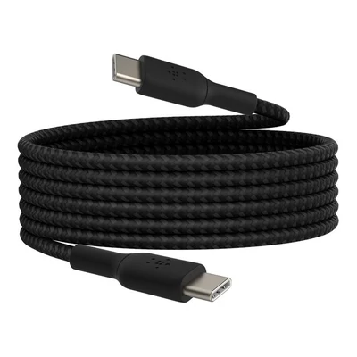 Kép 5/5 - Belkin BoostCharge Braided USB-C to USB-C Cable 2m Black