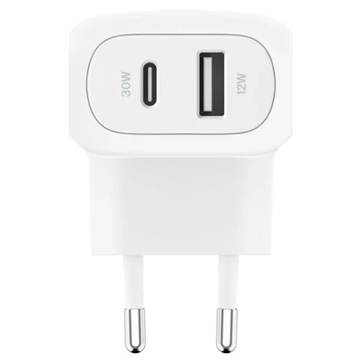 Kép 3/5 - Belkin BOOSTCharge Dual Wall Charger 42W White
