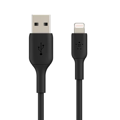 Kép 2/3 - Belkin BoostCharge Lightning to USB-A Cable 0,15m Black