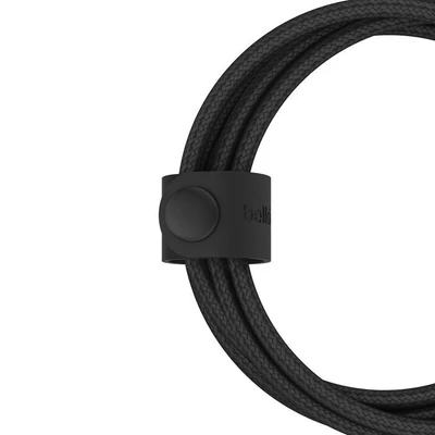 Kép 3/5 - Belkin BoostCharge Pro 2-in-1 Cable with USB-C and Lightning Connector 1,5m Black
