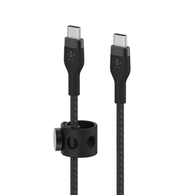Kép 2/5 - Belkin BoostCharge Pro Flex USB-C to USB-C Cable 2m Black