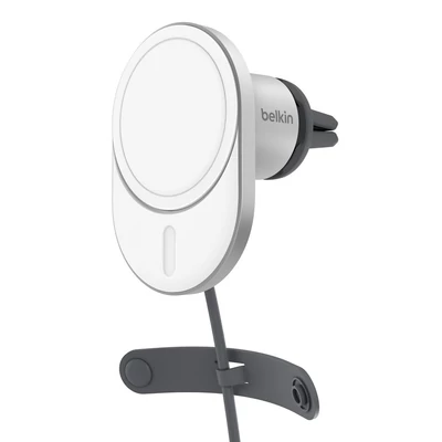 Kép 2/7 - Belkin BoostCharge Pro Magnetic Wireless Car Charger with Qi2 15W Grey