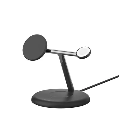 Kép 2/5 - Belkin BoostCharge Pro Wireless magnetic 3-in-1 charging station with Qi2 (15 W) Black