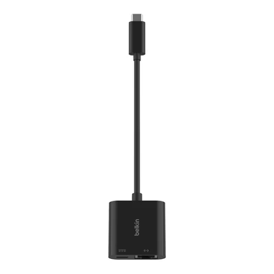 Kép 3/5 - Belkin USB-C to Ethernet + Charge Adapter 100W Black