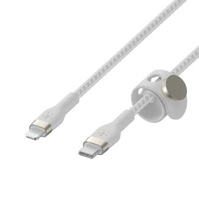 Kép 2/2 - Belkin USB-C to Lightning male/male cable 1m White