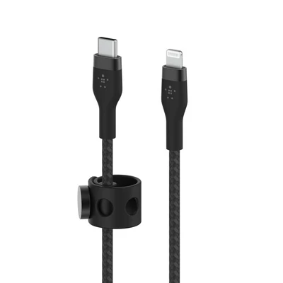 Kép 2/5 - Belkin USB-C to Lightning male/male cable 2m Black