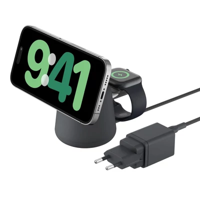 Kép 3/5 - Belkin BOOST Charge PRO vezeték nélküli 15W 2in1 fekete