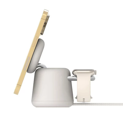 Kép 2/6 - Belkin BOOST Charge PRO Wireless 15W 2in1 Sand