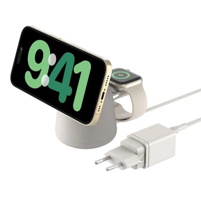 Kép 3/6 - Belkin BOOST Charge PRO Wireless 15W 2in1 Sand
