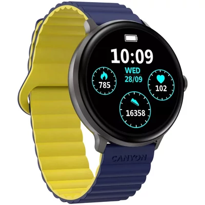 Kép 3/6 - Canyon Jacky SW-69 Smart Watch Blue/Yellow