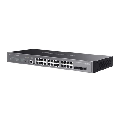 Kép 3/5 - TP-Link SG5428X Omada 24-Port Gigabit Stackable Lite L3 Managed Switch with 4× 10G Slots