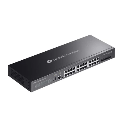 Kép 4/5 - TP-Link SG5428X Omada 24-Port Gigabit Stackable Lite L3 Managed Switch with 4× 10G Slots