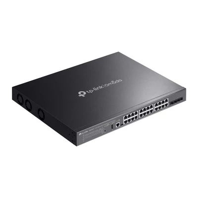 Kép 4/5 - TP-Link SG5428XMPP Omada 24-Port Gigabit Stackable Lite L3 Managed PoE++ Switch with 4× 10G Slots