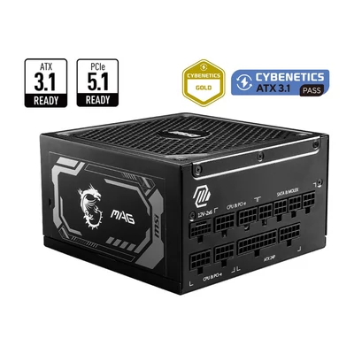 Msi 1250W 80+ Gold MAG A1250GL PCIE5