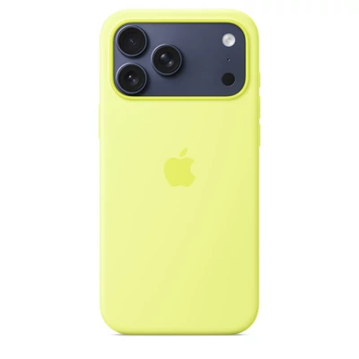 Kép 2/3 - Apple iPhone 17 Pro Max Silicone Case with MagSafe – Neon Yellow