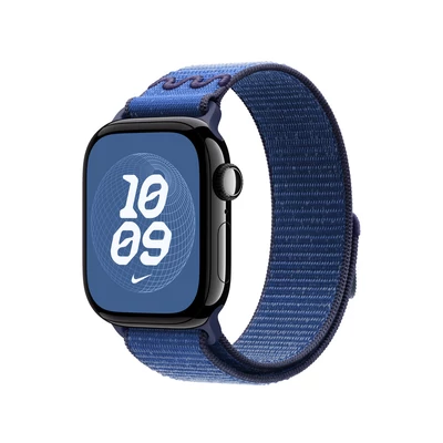 Kép 3/3 - Apple Watch 42mm Loop:  Blue Ribbon Nike Sport Loop