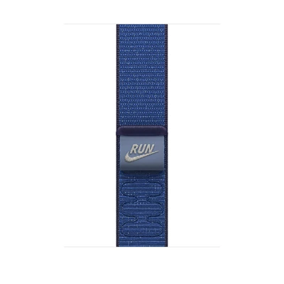 Apple Watch 46mm Loop:  Blue Ribbon Nike Sport Loop