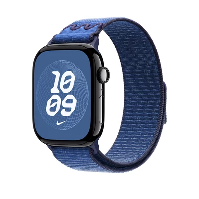 Kép 2/3 - Apple Watch 46mm Loop:  Blue Ribbon Nike Sport Loop