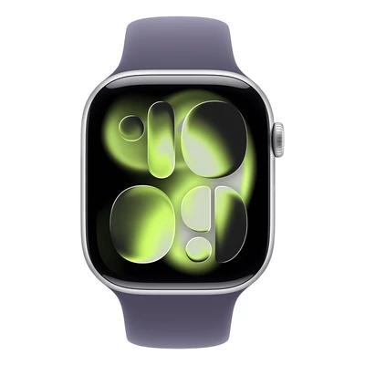 Kép 3/3 - Apple Watch S11 Cellular 46mm Silver Aluminium Case with Purple Fog Sport Band - M/L