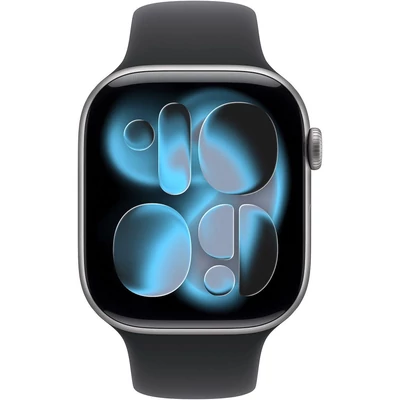 Kép 2/5 - Apple Watch S11 GPS 46mm Space Grey Aluminium Case with Black Sport Band - S/M