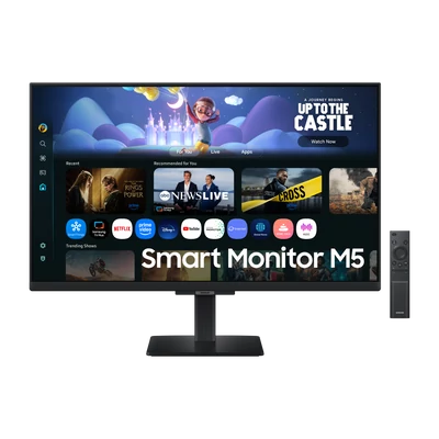 Samsung LS27FM500EUXDU Smart Monitor 27" FHD IPS Tizen operációs rendszer, feket
