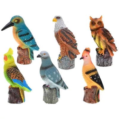 Madár figura hanggal 17-20cm (többféle)