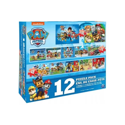 Spin Master Mancs őrjárat puzzle szett (12 féle)