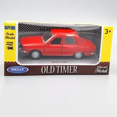 Kép 2/3 - Welly Dacia 1300 fém autó 1:34 fehér