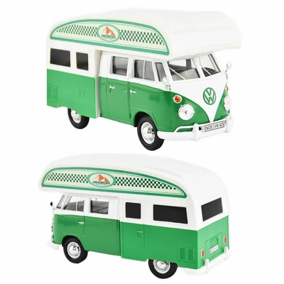 Kép 2/2 - MotorMax Volkswagen T2 Camper fém autó 1:24 17cm