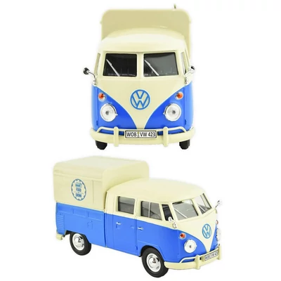 Kép 2/2 - MotorMax Volkswagen T2 Food Truck fém autó 1:24 17cm