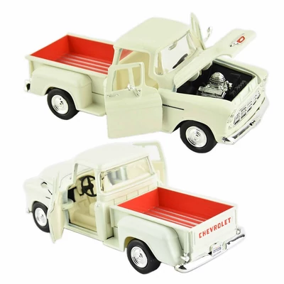Kép 2/2 - MotorMax 1955 Chevy 3100 Stepside fém autó 1:24