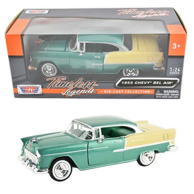 MotorMax 1955 Chevy Bel Air fém autó 1:24
